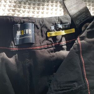 Maeve Black Pants with Red Stitching